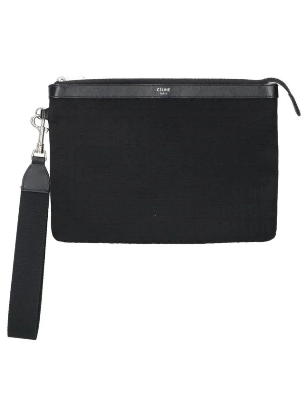 Celine Logo Pouch Clutch